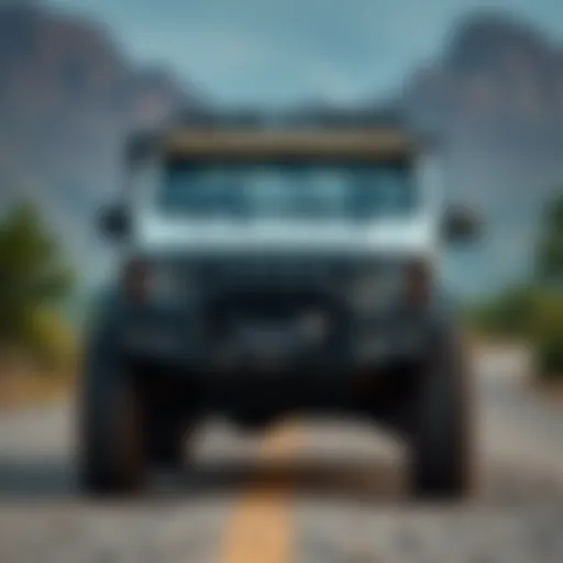 A rugged utility vehicle showcasing off-road capabilities