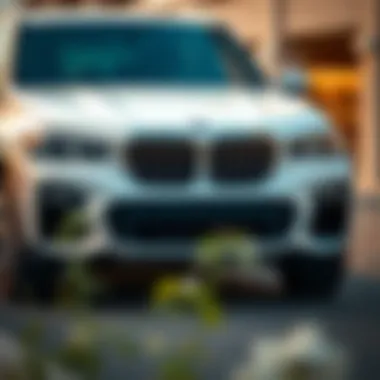 Elegant design features of the BMW x5 45e