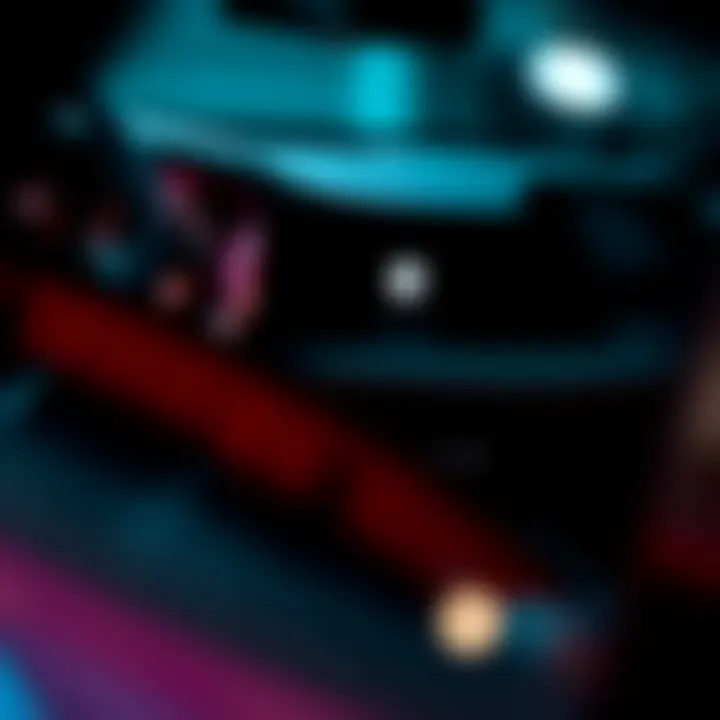 A close-up of the Camaro's interior showcasing its modern features