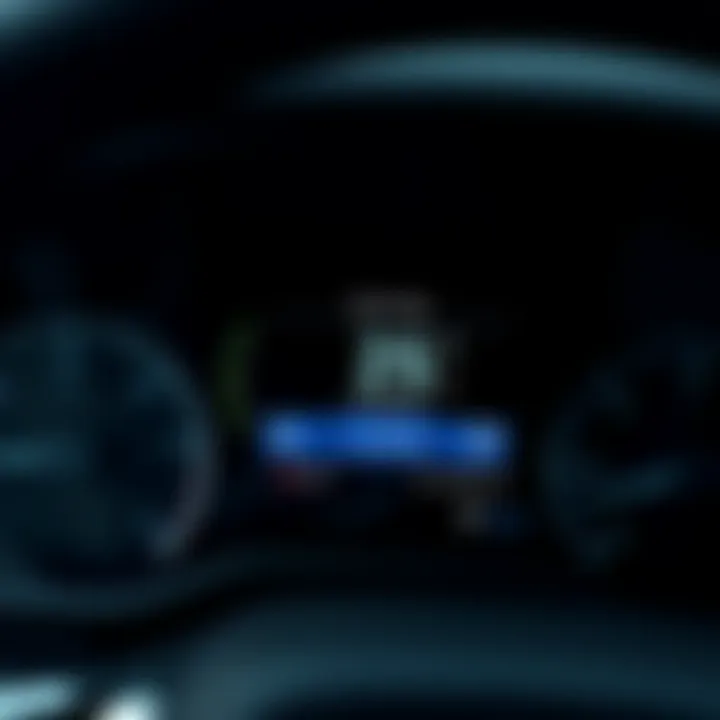 Fuel efficiency metrics displayed on the XC60 hybrid screen