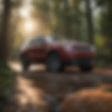 Jeep Grand Cherokee in a scenic Louisville setting