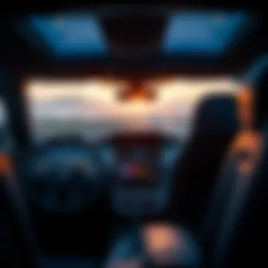 Interior view showcasing advanced technology in a 4x4 SUV