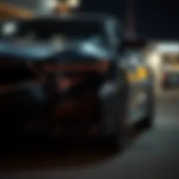 Exterior view of a used Acura car