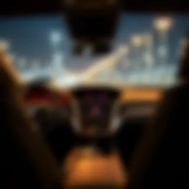 Sophisticated Dashboard Features of Acura Interior dashboard of an Acura vehicle