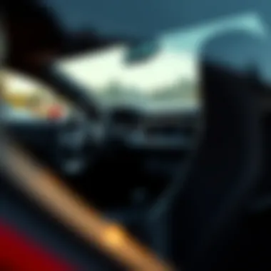 Close-up of the interior features of a pre-owned Dodge Challenger