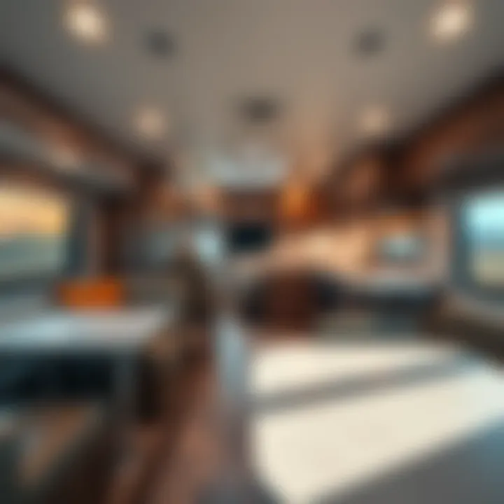 Spacious Interior Layout of Open Range 373RBS Interior layout of Open Range 373RBS highlighting spacious living area