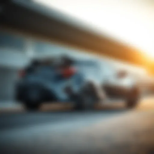 Sleek Design of the Scion Hatchback Coupe Dynamic view of the Scion Hatchback Coupe showcasing its sleek design