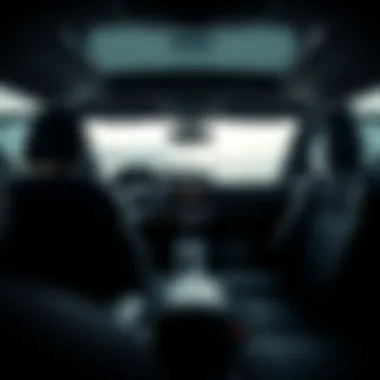 Interior layout of the Scion Hatchback Coupe highlighting ergonomic features