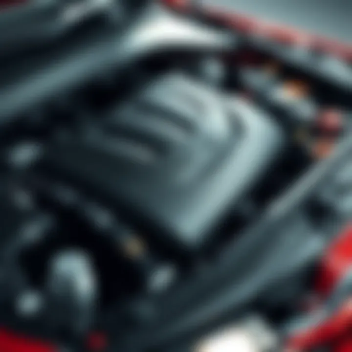 Powerful Engine of the Toyota Camry V6 SE Close-up of the Toyota Camry V6 SE's powerful engine