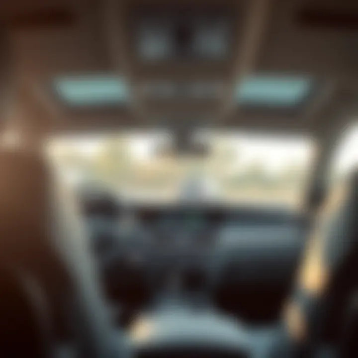 Interior showcasing advanced technology and comfort