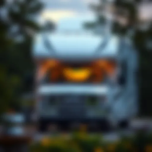 Exterior view of the Thor 4 Winds Class C motorhome showcasing its sleek design