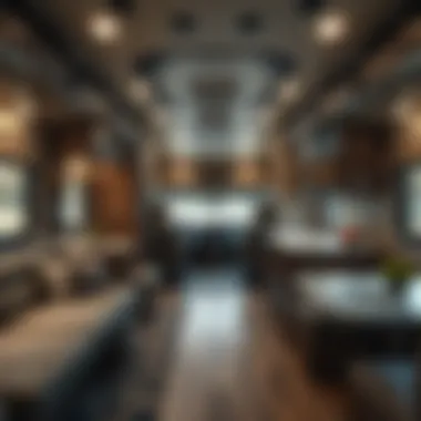 Spacious Interior Layout of Thor 4 Winds Class C Interior layout of the Thor 4 Winds Class C highlighting space and comfort