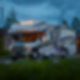 Exterior view of the Thor Motor Coach Chateau 22B showcasing its sleek design