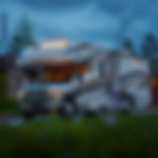 Exterior view of the Thor Motor Coach Chateau 22B showcasing its sleek design