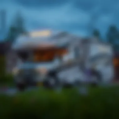 Sleek Exterior Design of Chateau 22B Exterior view of the Thor Motor Coach Chateau 22B showcasing its sleek design