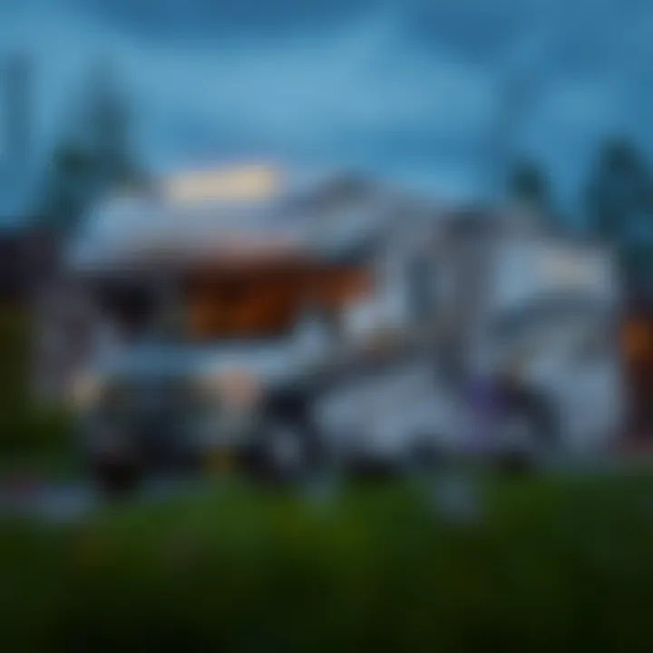 Sleek Exterior Design of Chateau 22B Exterior view of the Thor Motor Coach Chateau 22B showcasing its sleek design