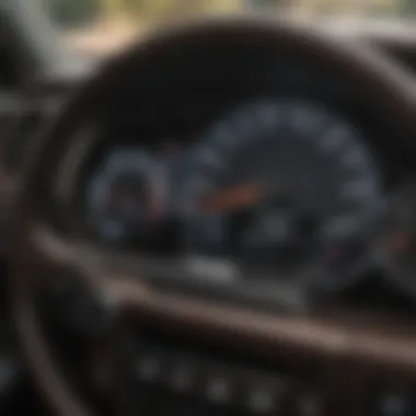 Close-up of Toyota Sequoia dashboard features