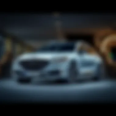 Elegant Exterior Design of the Genesis GV80 Exterior design of the Genesis GV80 3.5T Prestige AWD showcasing elegance and innovation