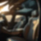 Luxurious interior of the Genesis GV80 3.5T Prestige AWD showcasing premium materials