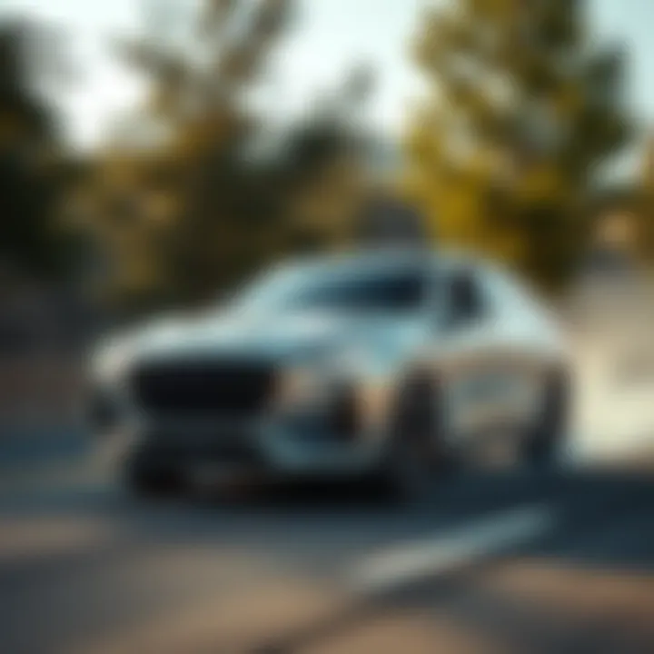 Performance in Action: Genesis GV80 Genesis GV80 3.5T Prestige AWD in a dynamic driving scenario highlighting performance