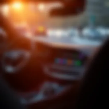 Advanced Technology of the Genesis GV80 Advanced technology dashboard of the Genesis GV80 3.5T Prestige AWD with infotainment system