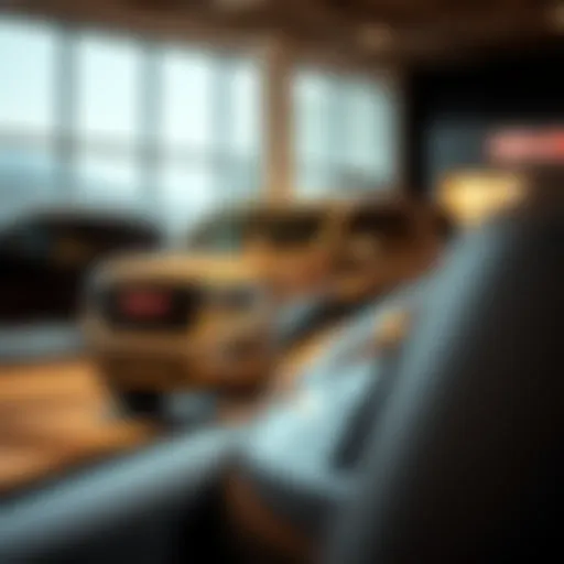 An elegant GMC vehicle on display at the dealership