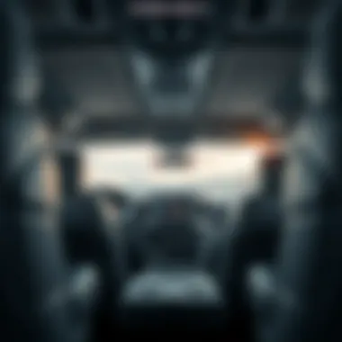 Luxury Interior of a GMC Interior view of a GMC vehicle highlighting comfort and technology