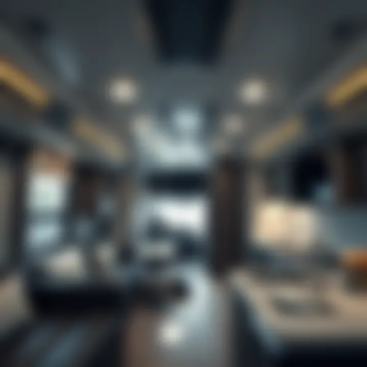 Spacious Interior Layout of Grand Design Imagine XLS 22RBE Interior layout highlighting the spacious living area of the Grand Design Imagine XLS 22RBE