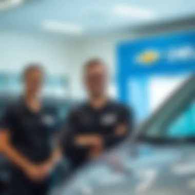 Dedicated Customer Service Team Customer service team at Hodgkin's Chevrolet providing assistance to buyers