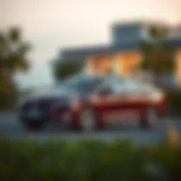 Stylish exterior of the Hyundai Sonata Limited 1.6 showcasing its modern design.