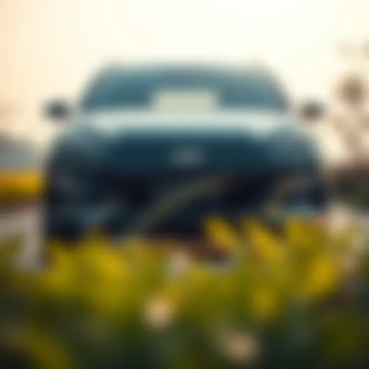 An electric Hyundai vehicle highlighting eco-friendly technology.