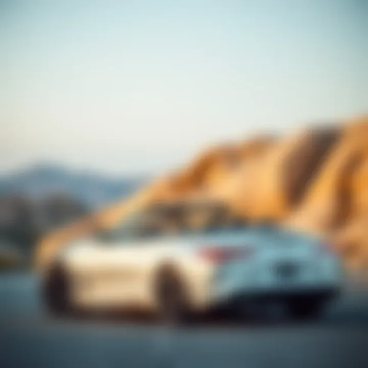 Sleek Exterior Design Sleek exterior of the 2018 Infiniti Q60 Convertible