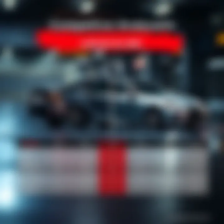 Competitive Analysis of the Lexus IS 200 Comparison chart illustrating the Lexus IS 200 against its competitors.