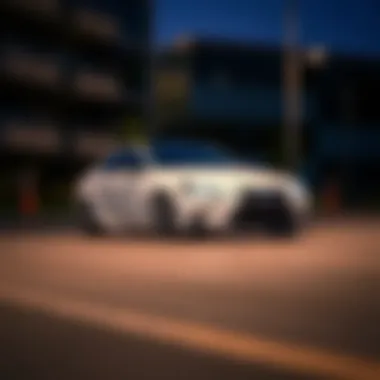 Sleek Exterior Design of the Lexus IS 200 Exterior view showcasing the sleek design of the Lexus IS 200.