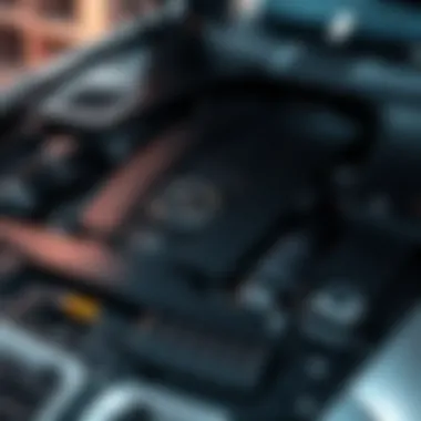 Performance-Focused Engine of the SL400 Engine compartment highlighting the performance aspects of the SL400.