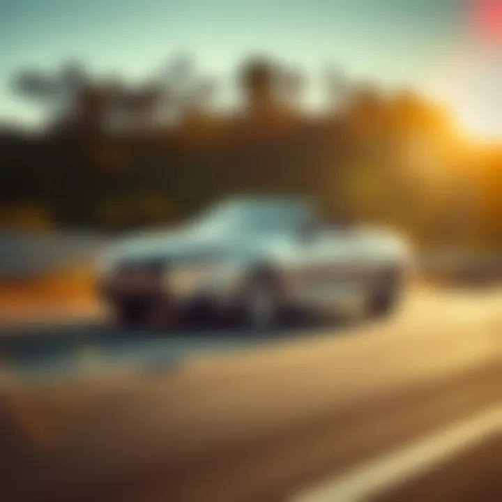 Dynamic driving scene featuring the BMW 335is Convertible in motion