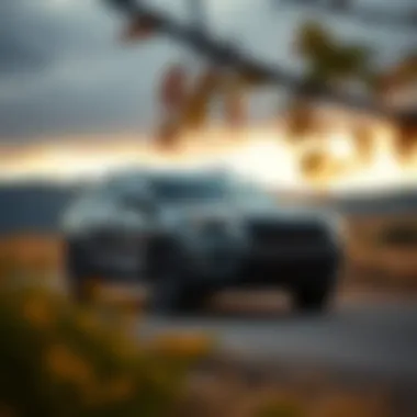Jeep Cherokee - Versatile and Scenic A Jeep Cherokee parked in a scenic landscape, highlighting its versatility