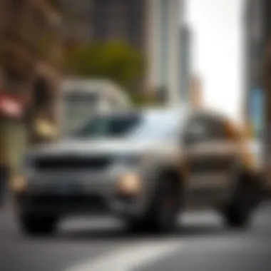 Urban Elegance: The Jeep Grand Cherokee in the City Jeep Grand Cherokee in a city setting