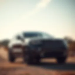 Jeep Grand Cherokee parked in a scenic Lewisville landscape