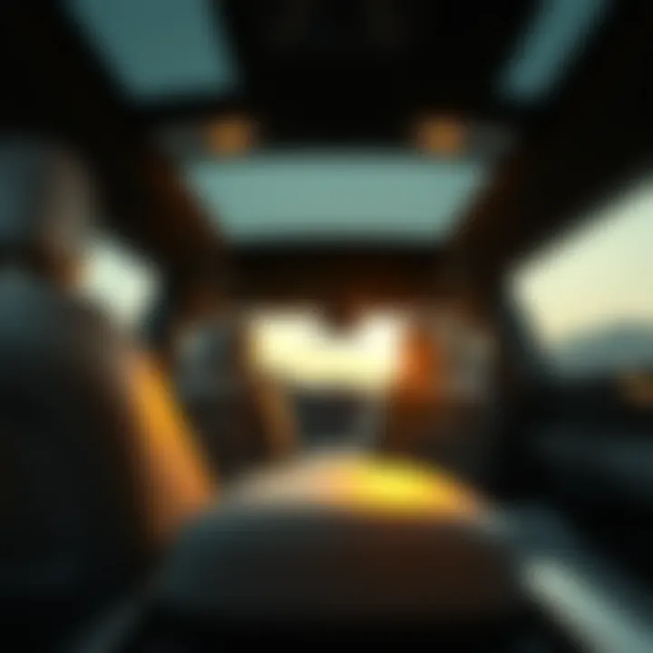 Spacious interior layout of King Ranch Explorer