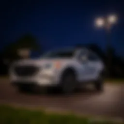 Sleek design of the Mazda CX-9