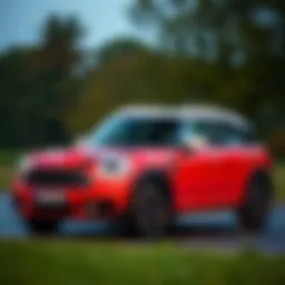 Stylish exterior of Mini Cooper Countryman ALL4