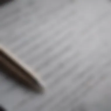 A close-up of a credit report with a pen