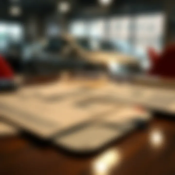 Alternative Identification Methods for Car Purchase Diverse identification documents on a table