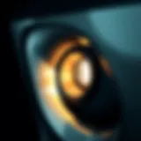 Close-Up of Car Door Keyhole Detailed view of a car door keyhole