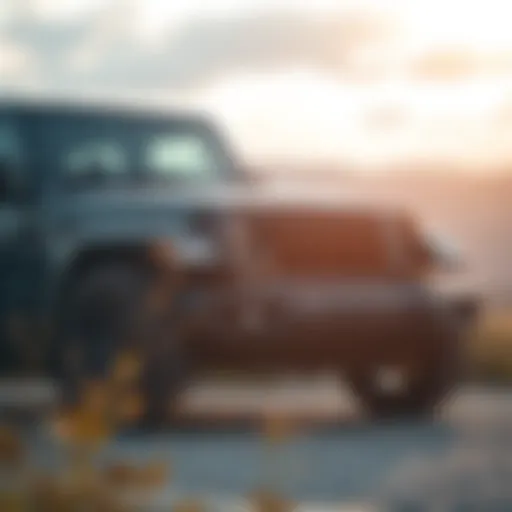 Exploring the Unique Design of Jeep Models A well-maintained Jeep Wrangler parked in a scenic outdoor setting.