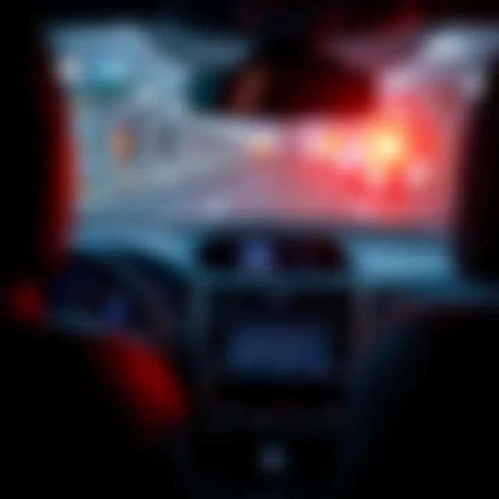 A dashboard display of a Subaru, emphasizing modern technology and comfort.