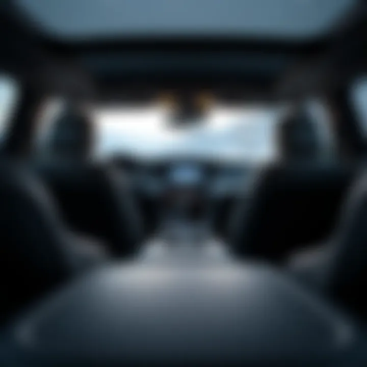 Sophisticated Interior Features of Nissan Pathfinder Rock Creek Interior of Nissan Pathfinder Rock Creek highlighting advanced features
