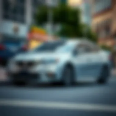 2017 Nissan Sentra parked in urban environment