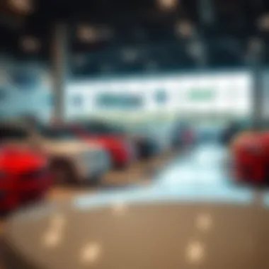 Opelika Showroom Display Showroom showcasing a variety of vehicles available at the dealership